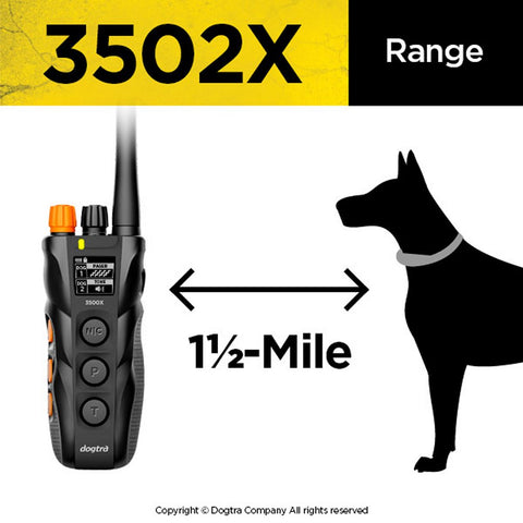 Image of Dogtra 3502X 2 Dog E-Collar System