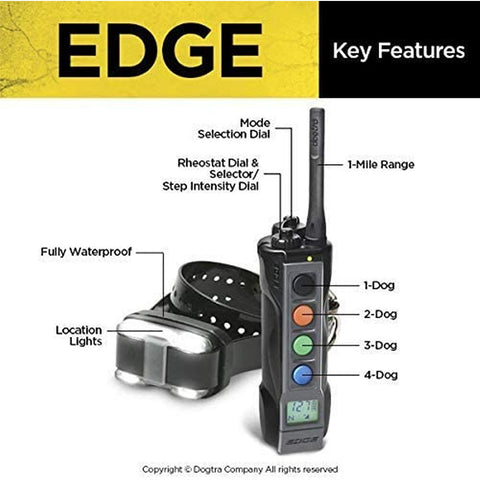 Image of EDGE 1 Mile Remote Trainer Expands Up To 4 Dogs