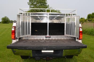 Image of Over the Rail Series FULL BED 8 FOOT with Crossover Storage - DOGSWAGI