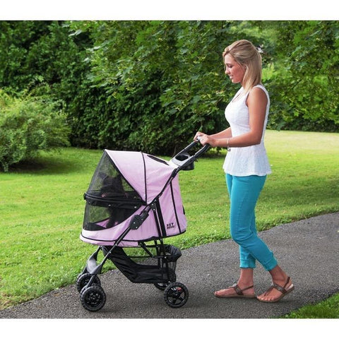 Image of Happy Trails No-Zip Pet Stroller - DOGSWAGI