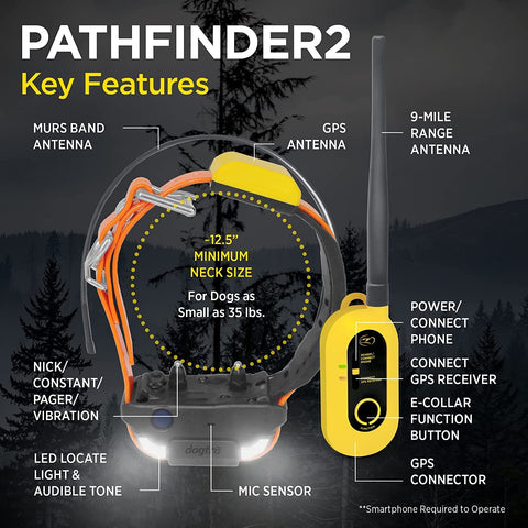 Image of Dogtra Pathfinder 2 GPS Dog Tracker & Training Collar