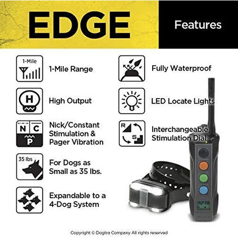 Image of EDGE 1 Mile Remote Trainer Expands Up To 4 Dogs