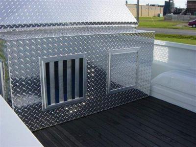 Hunter Series Double Compartment Dog Box - All Season Vents w/ Top Storage - DOGSWAGI