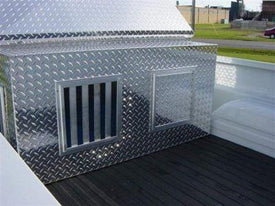 Hunter Series Double Compartment Dog Box - All Season Vents w/ Top Storage