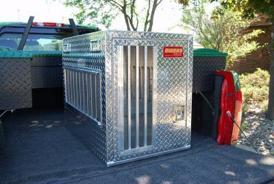 Image of Hunter Series Single Compartment Dog Box - All Season Vents w/o Storage - DOGSWAGI