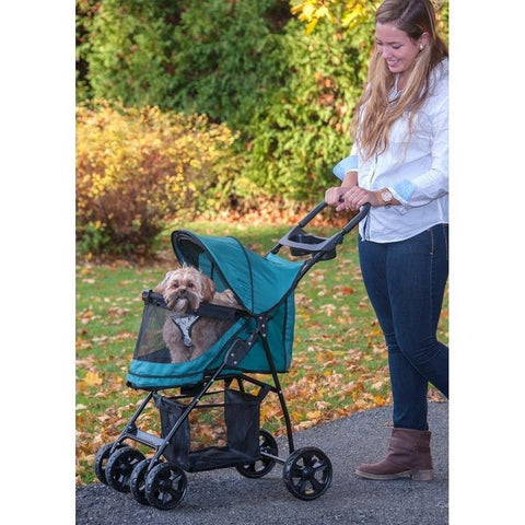 Image of Happy Trails Lite NO-ZIP Pet Stroller - DOGSWAGI