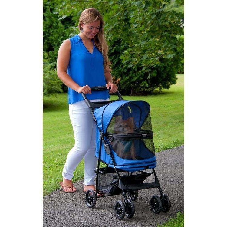 Happy Trails No-Zip Pet Stroller - DOGSWAGI