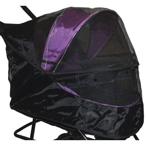 Weather Cover for Special Edition No-Zip Pet Stroller - Black - DOGSWAGI