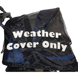 Weather Cover for No-Zip Jogger & AT3 Pet Stroller - Black - DOGSWAGI
