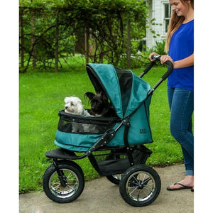 No-Zip Double Pet Stroller - DOGSWAGI